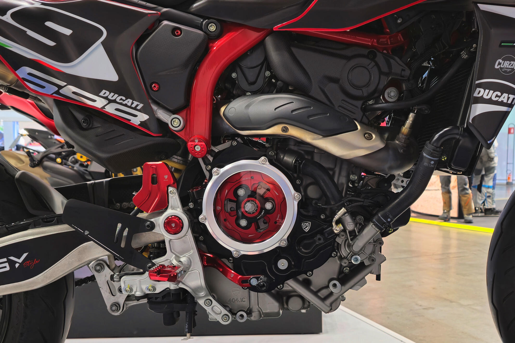 CNC Racing Clear Wet Clutch Cover or the Ducati Hypermotard 698 Mono